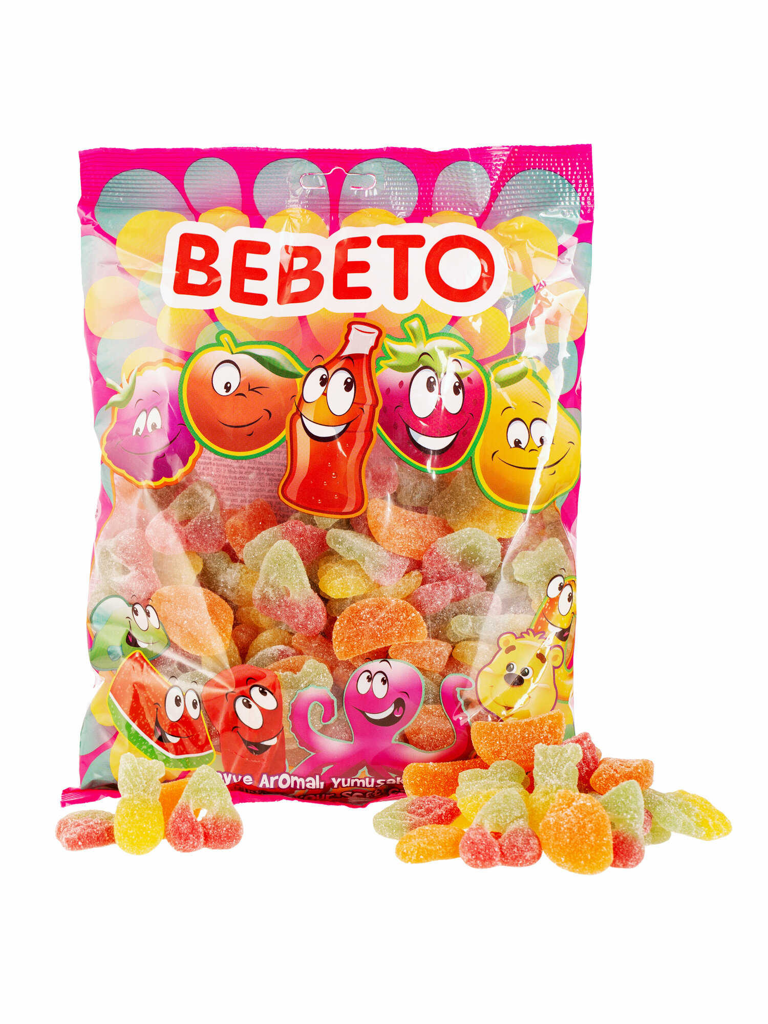 Мармелад жевательный Bebeto Fizzy Fruit Mix, 1000г. - фотография № 4