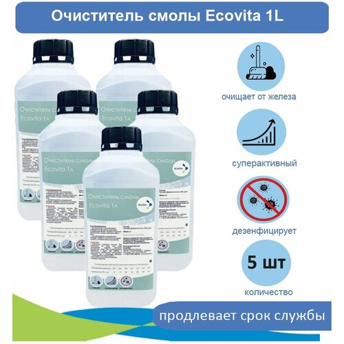 Очиститель смолы Ecovita ОС 1 л 5 шт.