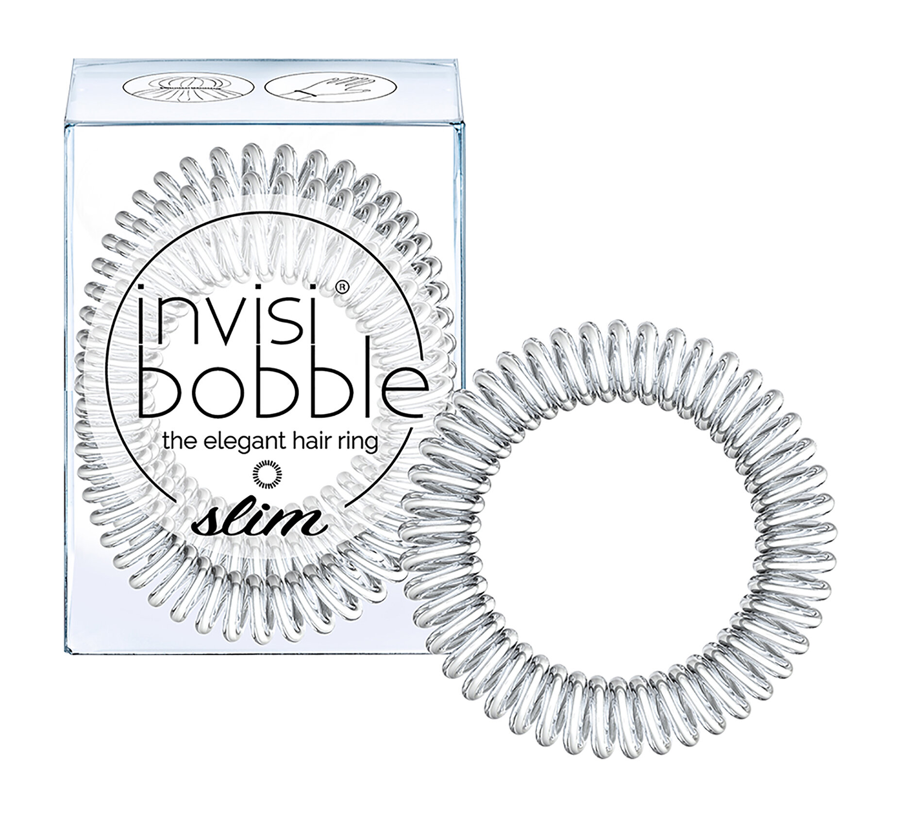INVISIBOBBLE Резинка-браслет для волос Slim Chrome Sweet Chrome
