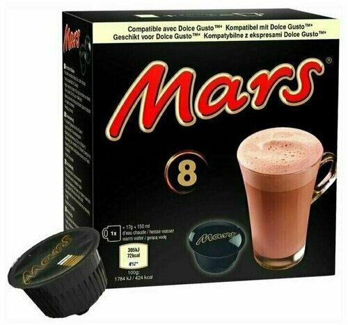 Горячий шоколад в капсулах Mars, 136 г