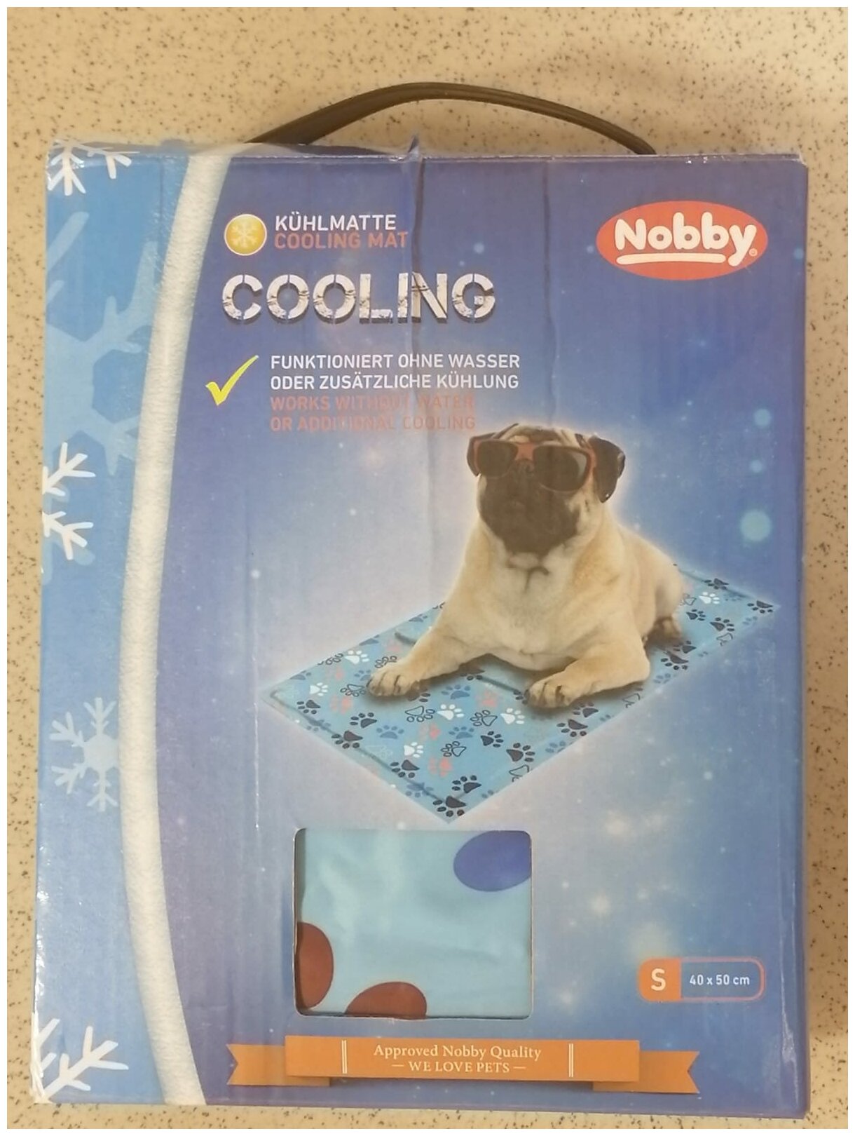Коврик охлаждающий для собак Nobby BUBBLE BONE 86,5х61см - фотография № 2