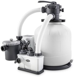Песочный фильтр-насос с хлоргенератором (система морской воды) для бассейна 26676 INTEX
