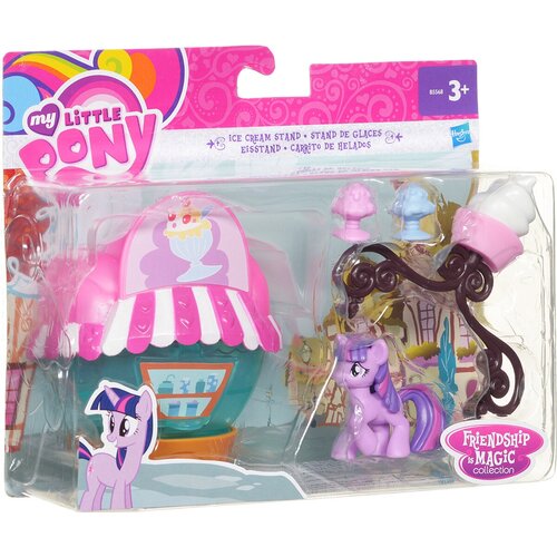 My little pony прилавок мороженого Twilight Sparkle игровой набор princess twilight sparkle my little pony pop цвет фиолетовый