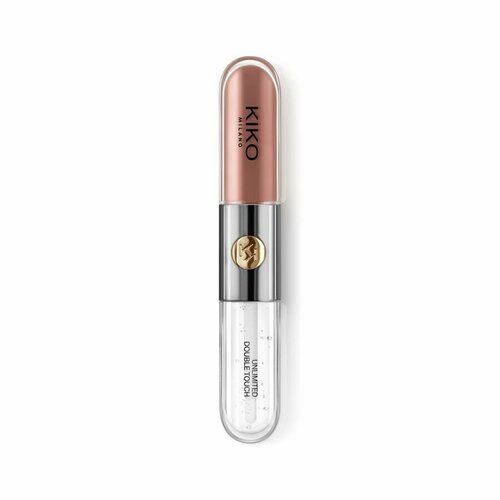 KIKO MILANO Жидкая помада и блеск для губ 2 в 1 Unlimited Double Touch (103 Natural Rose)