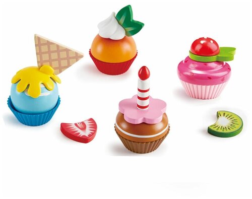 Набор продуктов Hape Cupcakes E3157 разноцветный