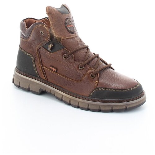 Ботинки TOFA мужские зимние, размер 40, цвет коричневый, артикул 129163-6