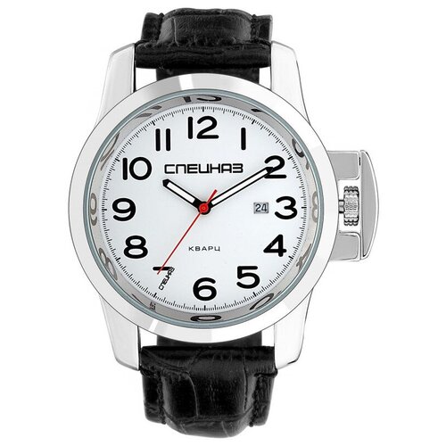 Наручные часы СПЕЦНАЗ Атака, белый, серебряный часы наручные кварцевые frida kahlo диам 4 см