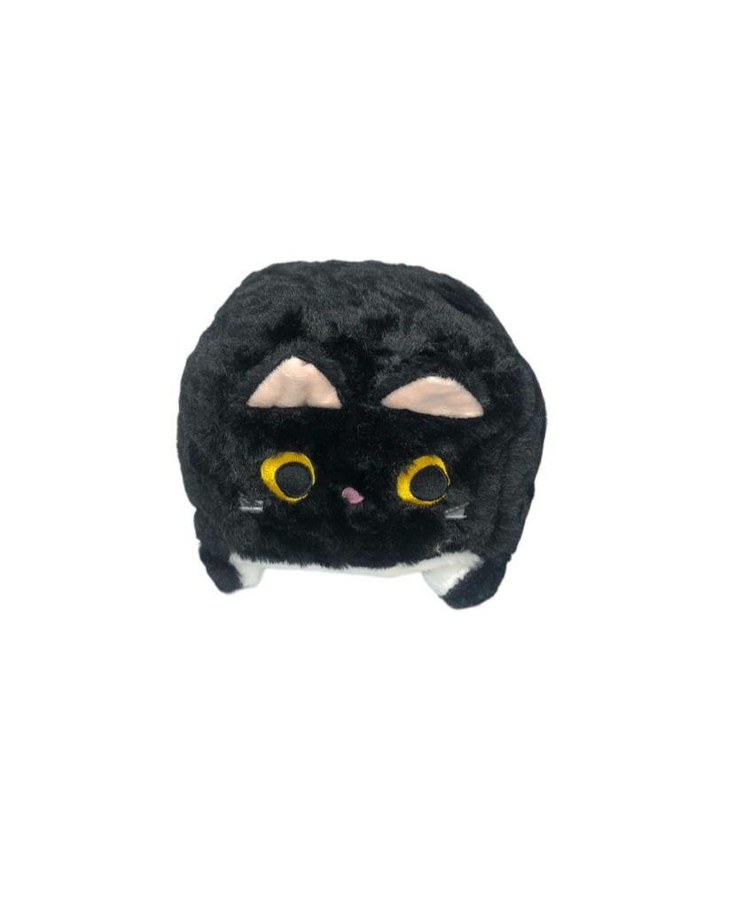 Мягкая игрушка-подушка квадратный котик 20 см черный