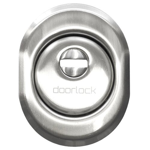 Броненакладка на цилиндровый механизм DOORLOCK PRO5417/20, защитная врезная, матовый никель броненакладка на цилиндровый механизм doorlock def5025 декоративная матовый никель