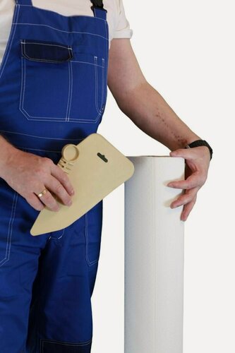 Изображение товара Стеклохолст малярный 85 г/м2 Howard Professional 1 м x 25 м / обои под покраску белые