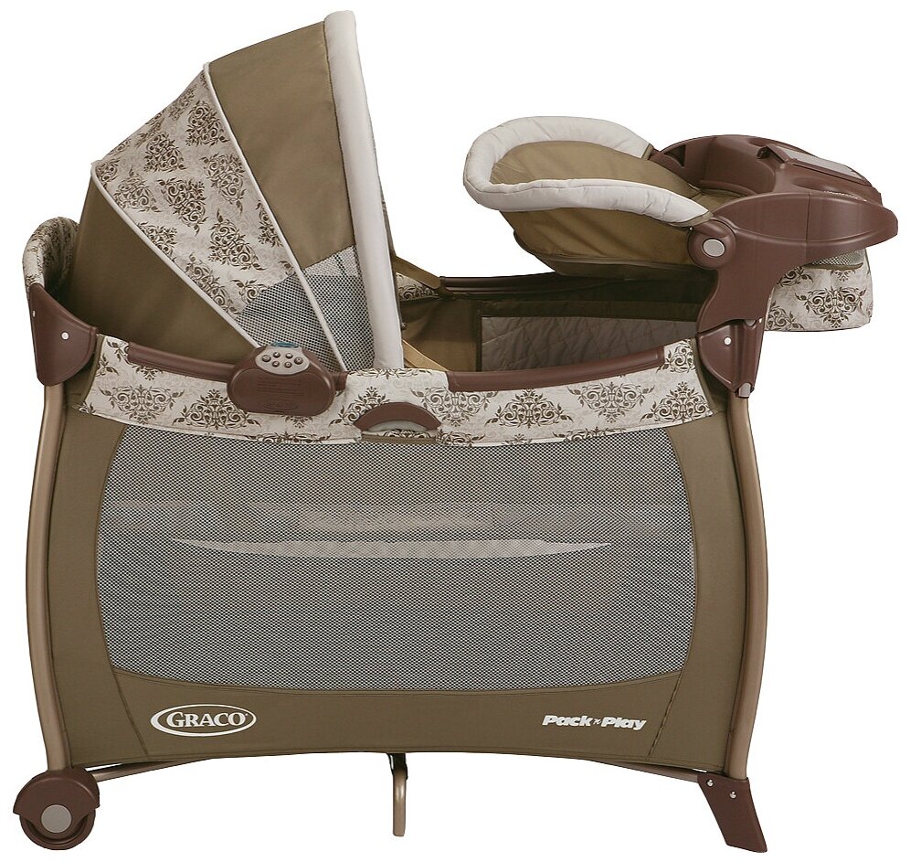Graco deluxe манеж кровать 81 фото