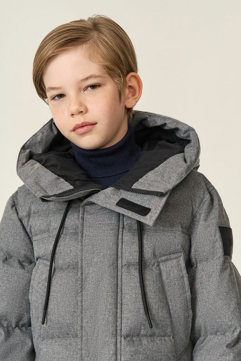 Пуховик Baon, размер 152/158, серый — фото 1