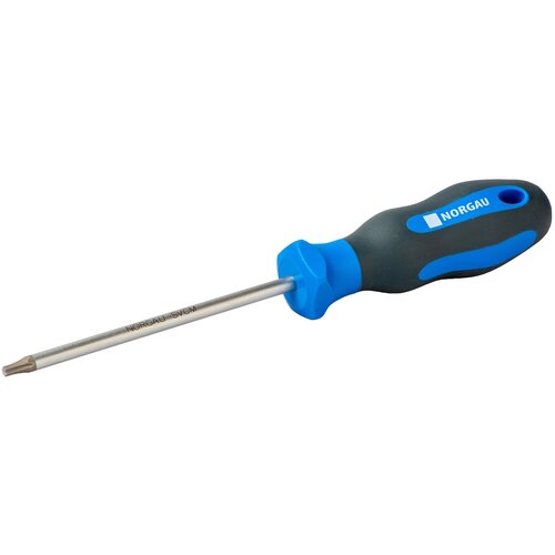 Отвертка Torx NORGAU Industrial из стали SVCM с двухкомпонентной рукояткой и магнитным жалом, Т15х100