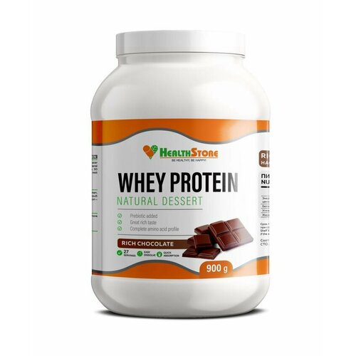 фото Healthstore whey protein natural dessert 900г сывороточный протеин для похудения