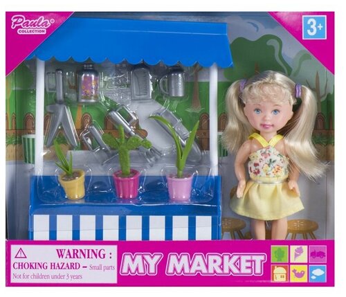 Игровой набор M&C Toy Centre Paula Ларек с растениями, MC23404c