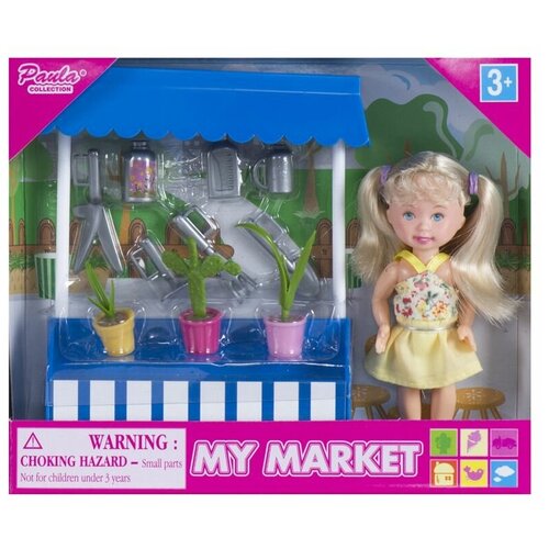 Игровой набор M&C Toy Centre Paula Ларек с растениями, MC23404c