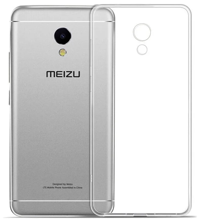 Чехол силиконовый для Meizu M5C/A5, прозрачный