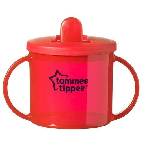 Поильник-непроливайка Tommee Tippee First Free Flow, 190 мл red