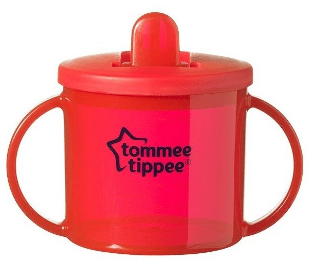 Поильник-непроливайка Tommee Tippee First Free Flow, 190 мл red