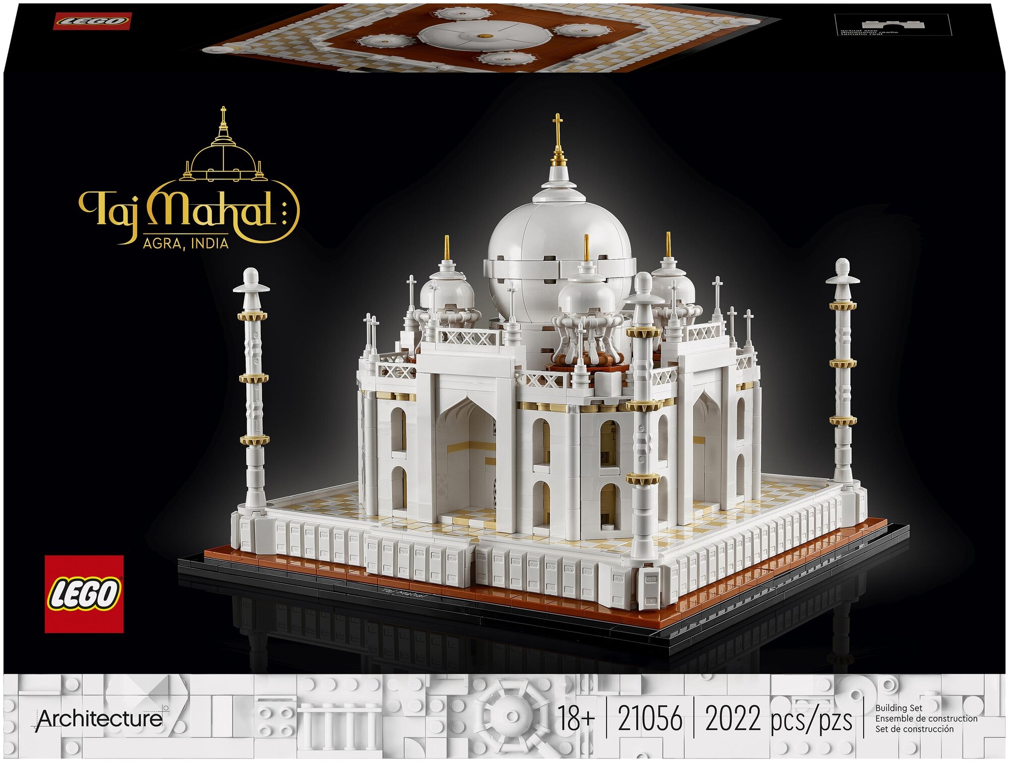 Конструктор LEGO Architecture 21056 Тадж-Махал, 2022 дет.