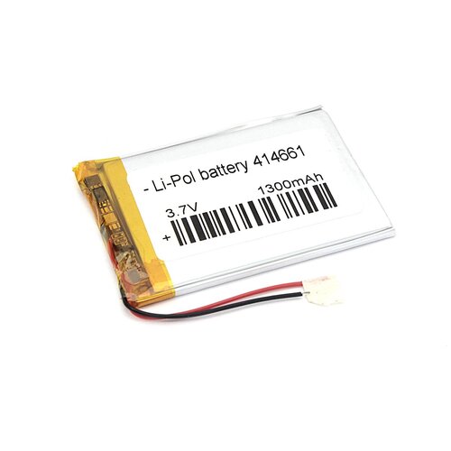 Аккумулятор Li-Pol (батарея) 4.1*46*61мм 2pin 3.7V/1300mAh аккумулятор li pol lp414661 3 7v 1300mah с защитой