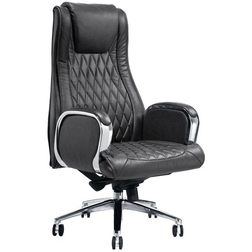 фото Кресло для руководителя easy chair echair 518 ml кожа черная easychair