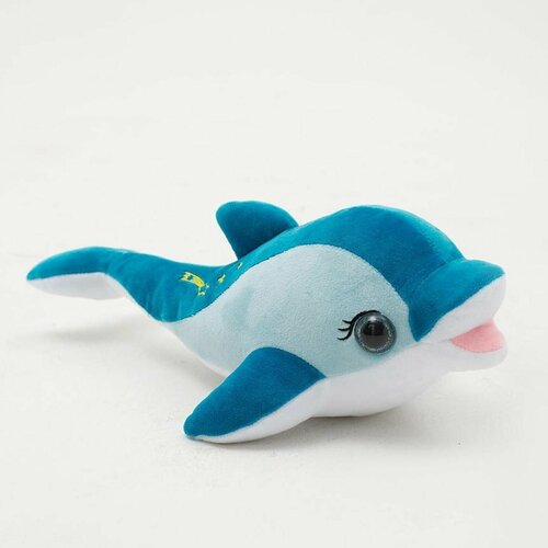 Мягкая игрушка Дельфин , цвет синий, 36 см