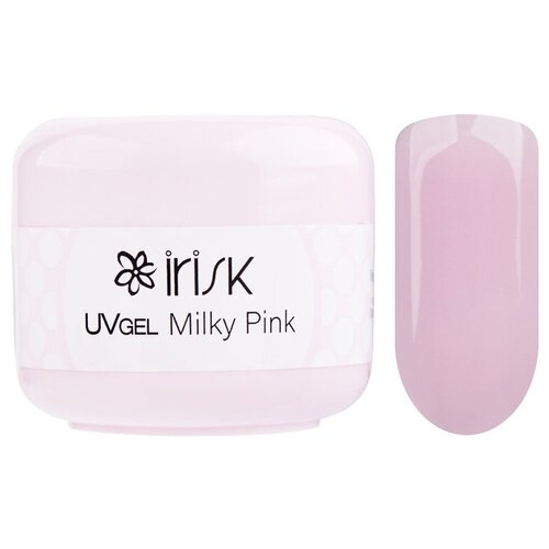 Irisk Professional гель ABC Limited collection, 15 мл, milky pink гель для наращивания моделирования ногтей база укрепление soft peach розовый персик irisk 15 мл