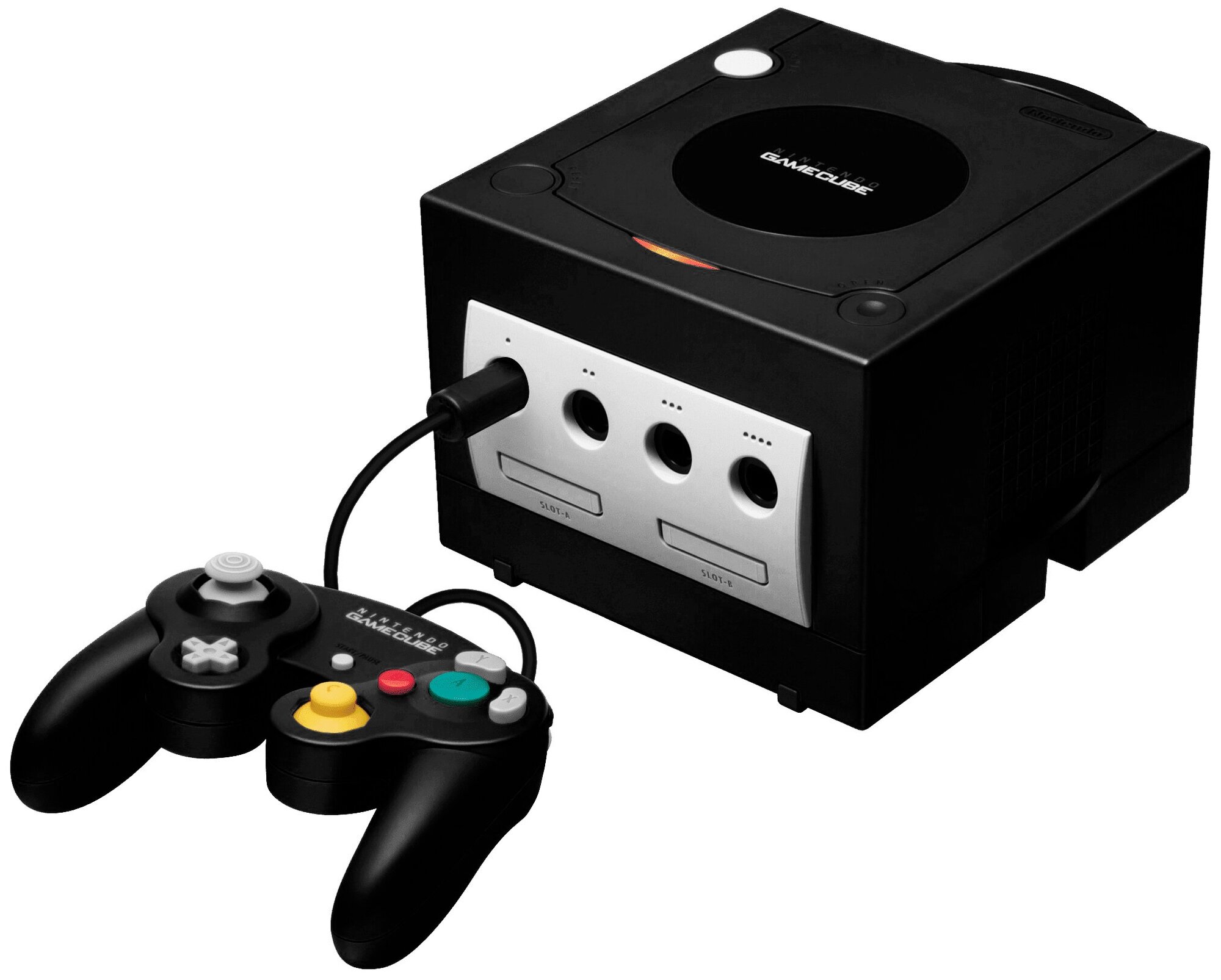 Игровая приставка Nintendo GameCube, черный/серебристый