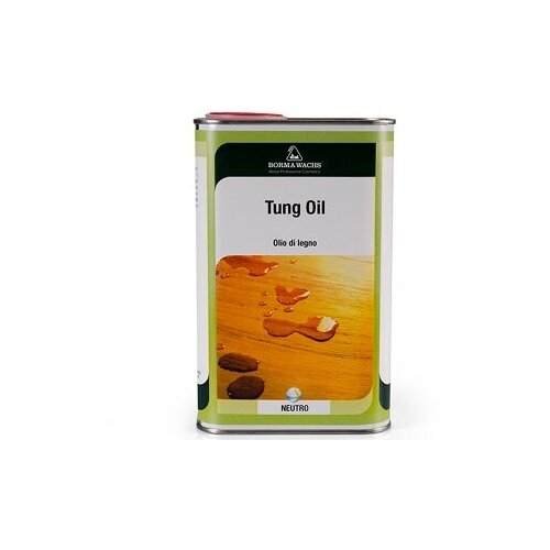 Borma Wachs Масло тунговое 100% натуральное Borma Wachs Tung Oil 5 л. Бесцветный тунговое масло borma tung oil 500 мл