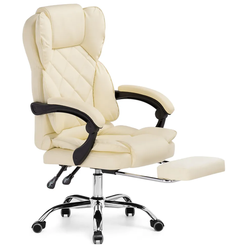 Компьютерное кресло Woodville Kolson для руководителя, обивка: искусственная кожа, цвет: cream