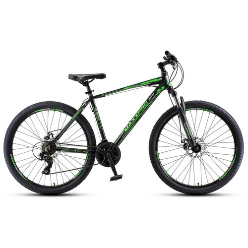 фото Велосипед maxxpro hard 27.5 pro чёрно-зелёный