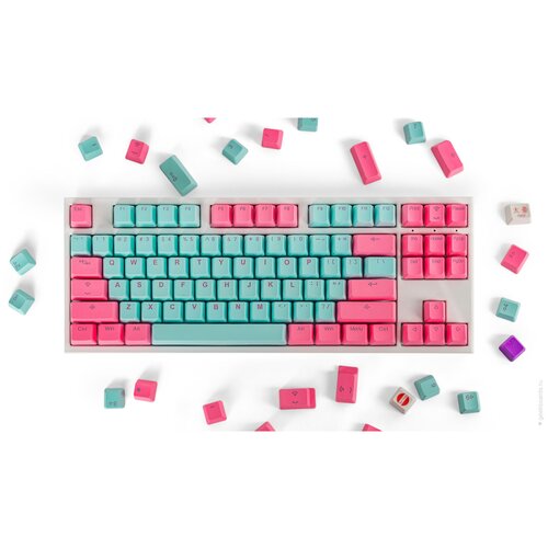 Набор клавиш для механической клавиатуры Tai-hao Miami Backlit, английская раскладка, комплект кейкапов