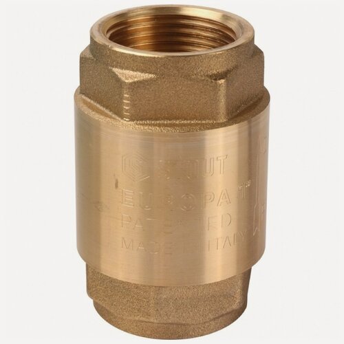 Изображение товара Клапан обратный STOUT 1" (латунное седло) пружинный