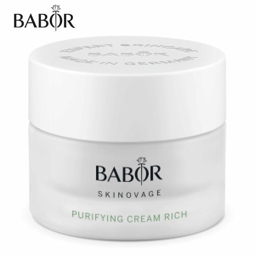 BABOR Питательный крем для лица против прыщей для проблемной кожи, увлажняющий, антивозрастной, сужает поры / Skinovage Purifying Cream Rich