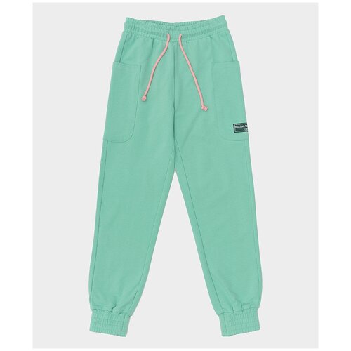 фото Брюки button blue размер 146, зеленый