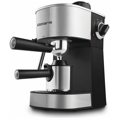 Кофеварка Polaris PCM 4008AL рожковая нержавеющая сталь черный 975000₽