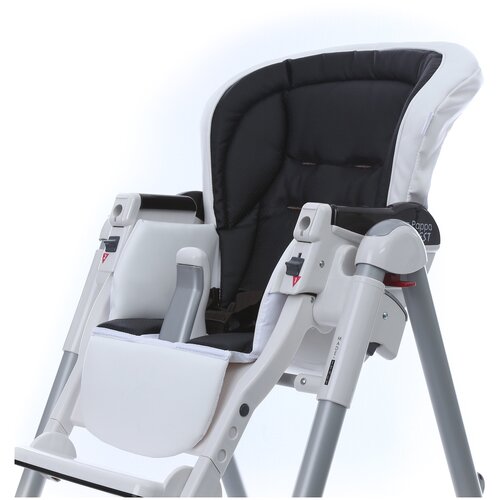 Сменный чехол сидения Esspero Sport к стульчику для кормления Peg-Perego Best (White/Black) сменный чехол сидения esspero к стульчику для кормления peg perego diner best duplo стеганная кожа white