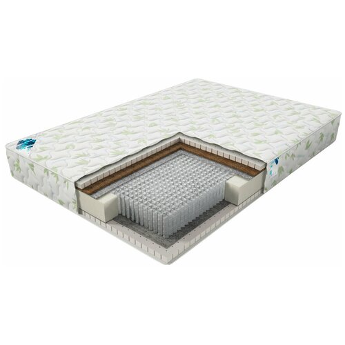 фото Матрас dimax микро медиум софт, 190x190 см, пружинный, белый