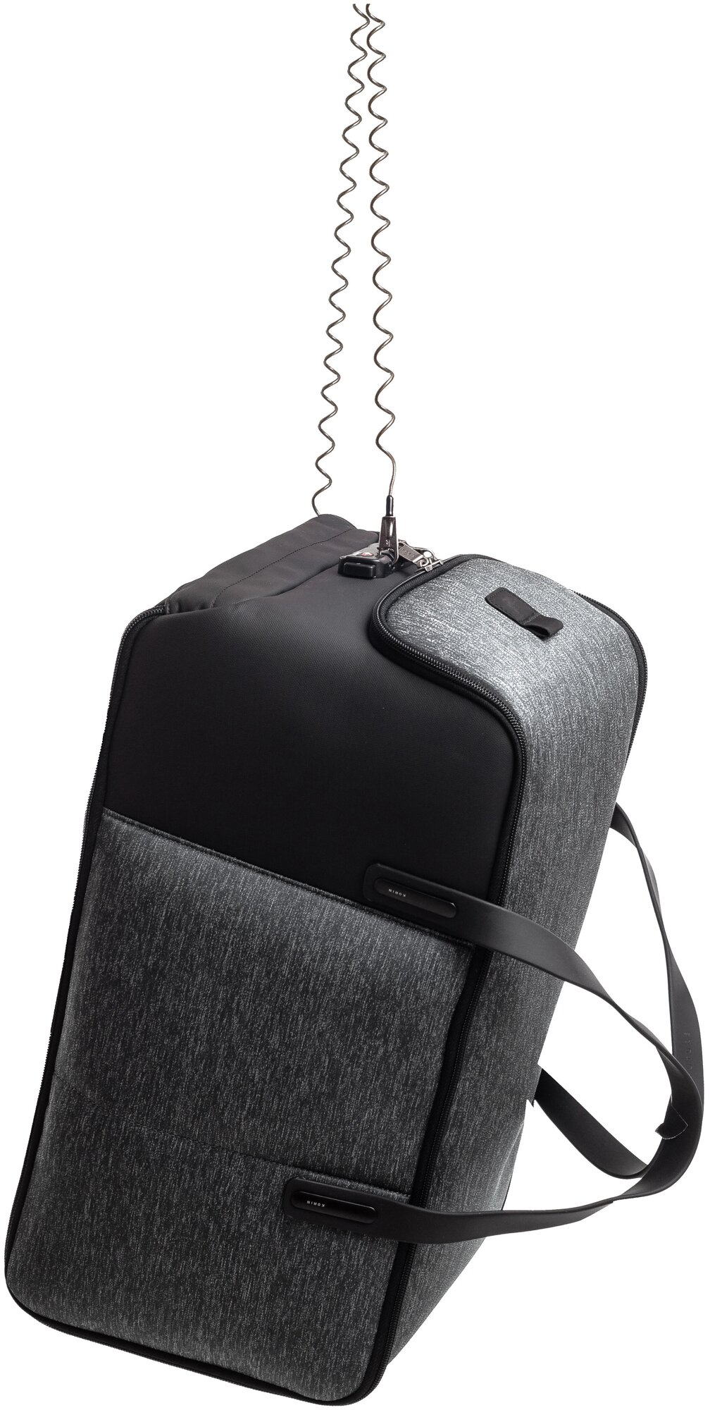 Дорожная сумка Korin FlexPack Go 53х23х26 см, темно-серый - фотография № 6