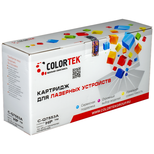 Картридж Colortek CT-Q7553A черный