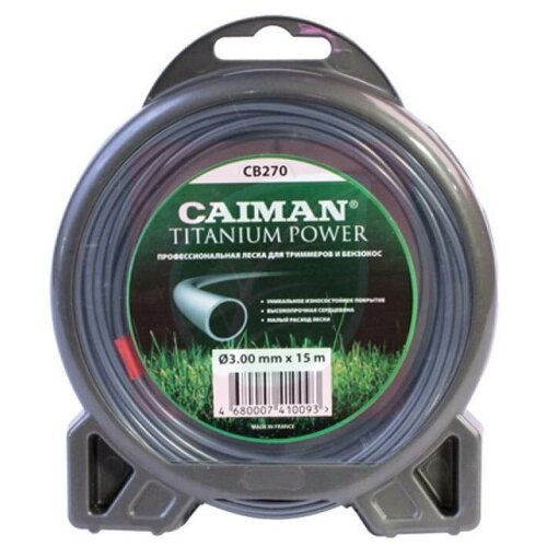 Леска Caiman Titanium Power ф3,0 мм 15 м