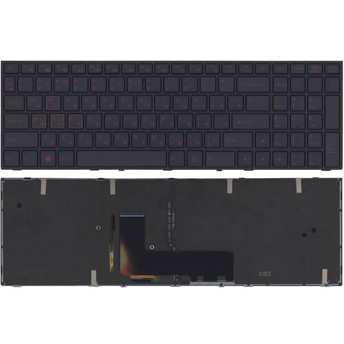 Клавиатура для ноутбука DNS Clevo P650SG P670SE PN MP-13H83USJ4306 6-80-P6500-010-1 3579₽