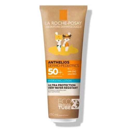 La Roche-Posay Anthelios Dermo-Pediatrics Солнцезащитное увлажняющее молочко для лица и тела SPF 50+. 250 мл