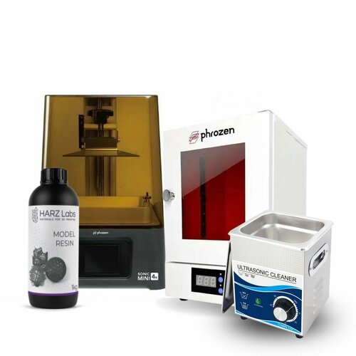 Комплект для 3D печати Phrozen mini 4К с УЗ ванной grambo и УФ Cure V2
