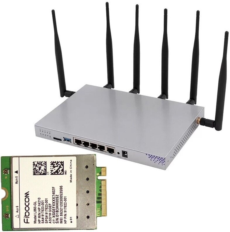 ZBT WG3526 SATA (32M/512M) LTE Cat.9 - 4G 3G гигабитный WiFi-роутер 2.4+5 ГГц с LTE-модулем