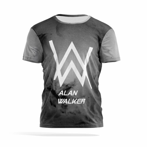 Футболка PANiN Brand, размер 5XL, серый alan walker