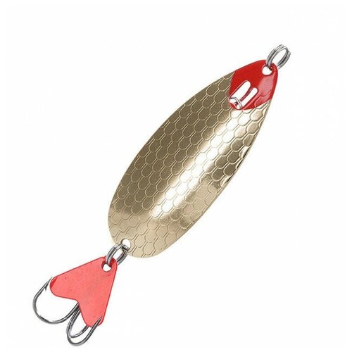 фото Блесна колеблющаяся mikado hunter № 1 / 18 гр. / 7.6 см. - золото pmb-whu-18g