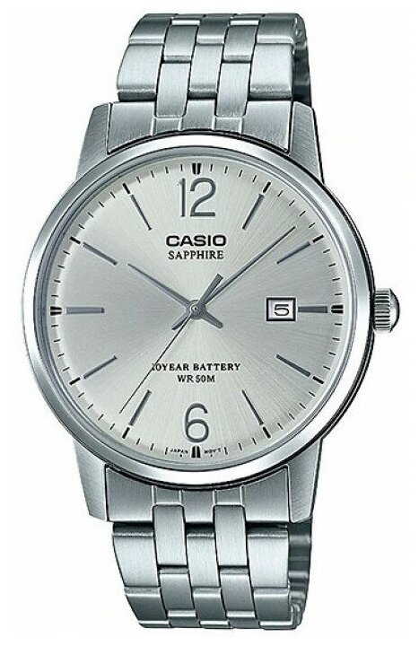 Наручные часы CASIO MTS-110D-7A, серебряный