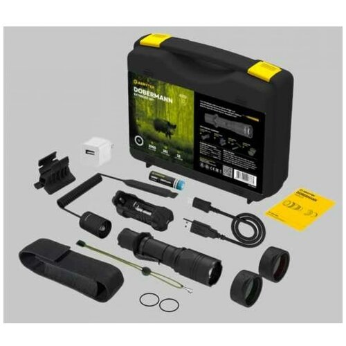 фонарь с комплектом armytek dobermann extended set xp l hi 1050 lm f02005c armytek f02005c Фонарь с комплектом Armytek Dobermann Extended Set XP-L HI 1050 lm F02005C Armytek F02005C